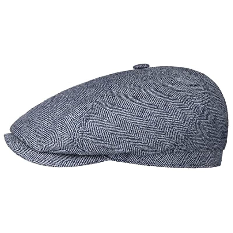 ‎mens Hats & Caps Stetson Stetson Milner Silk Flat Cap Women/Men - Made in The EU Blue