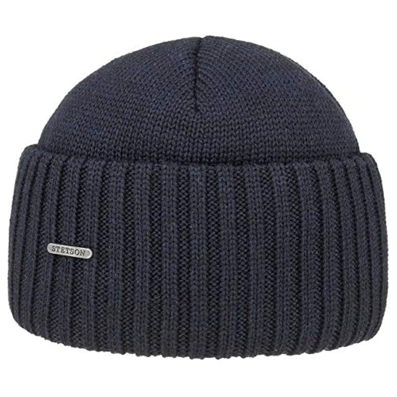 Stetson Northport Knit Hat Women/Men | Made in Italy Navy ‎unisex-ad Hats & Caps Stetson