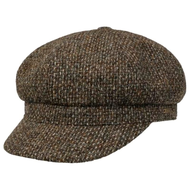 Stetson Classic Tweed Newsboy Cap Women/Men - Brown Stetson ‎womens Hats & Caps