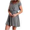 ‎womens Dresses Stetson Stetson Western Dress Women S/S Wrap Front XL Blue 11-057-0514-0518 BU