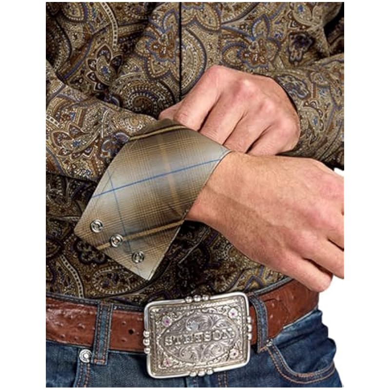 Stetson Stetson Brown Paisley Print - Mens Shirt ‎mens Shirts
