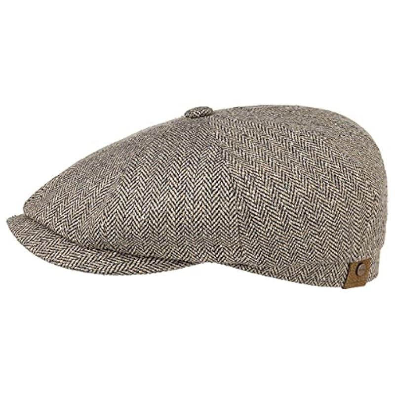 ‎mens Hats & Caps Stetson Stetson Hatteras Frame Silk Cap Women/Men - Made in The EU Beige