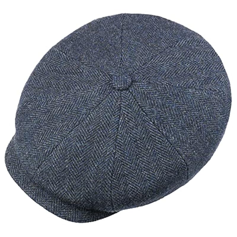 Stetson Hatteras Classic Wool Flat Cap Men - Navy ‎mens Hats & Caps Stetson