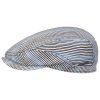 Stetson Hats & Caps ‎womens Stetson Lindaco Driver Flat Cap Women/Men - Made in The EU White-blue