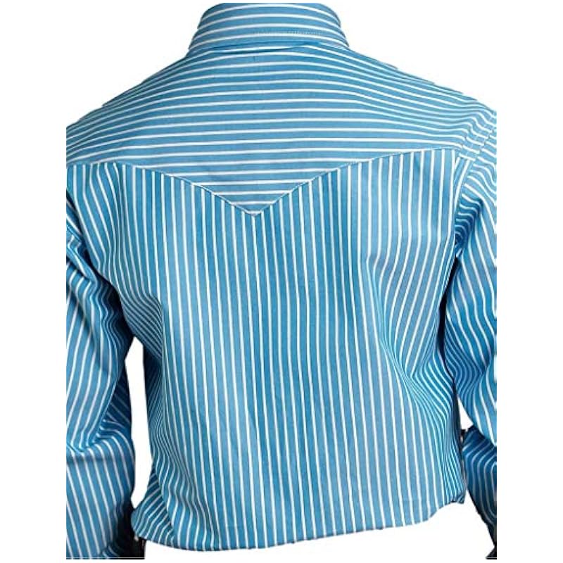 ‎boys Tops, Tees & Shirts Stetson Stetson Boys' Collection Long Sleeve Button Shirt Large