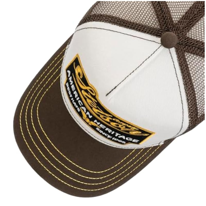 Stetson American Heritage Trucker Cap Women/Men | Dark Brown Stetson ‎mens Hats & Caps