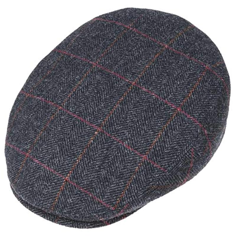 ‎mens Hats & Caps Stetson Stetson Kent Wool Ivy Cap with Earflaps Men | Made in The EU Anthracite