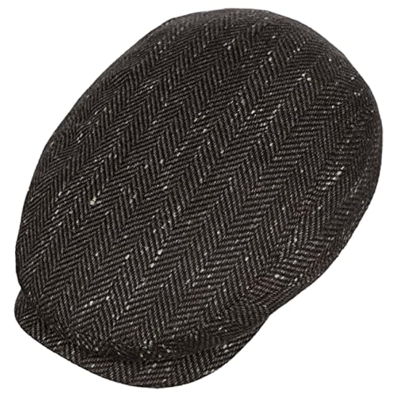 Stetson Bright Spots Cashmere Flat Cap Men - Made in The EU Dark Grey Stetson ‎mens Hats & Caps