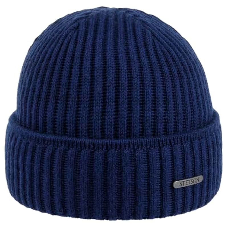 Stetson Parkman Knit Hat Women/Men | Made in Italy Sapphire B Stetson ‎unisex-ad Hats & Caps