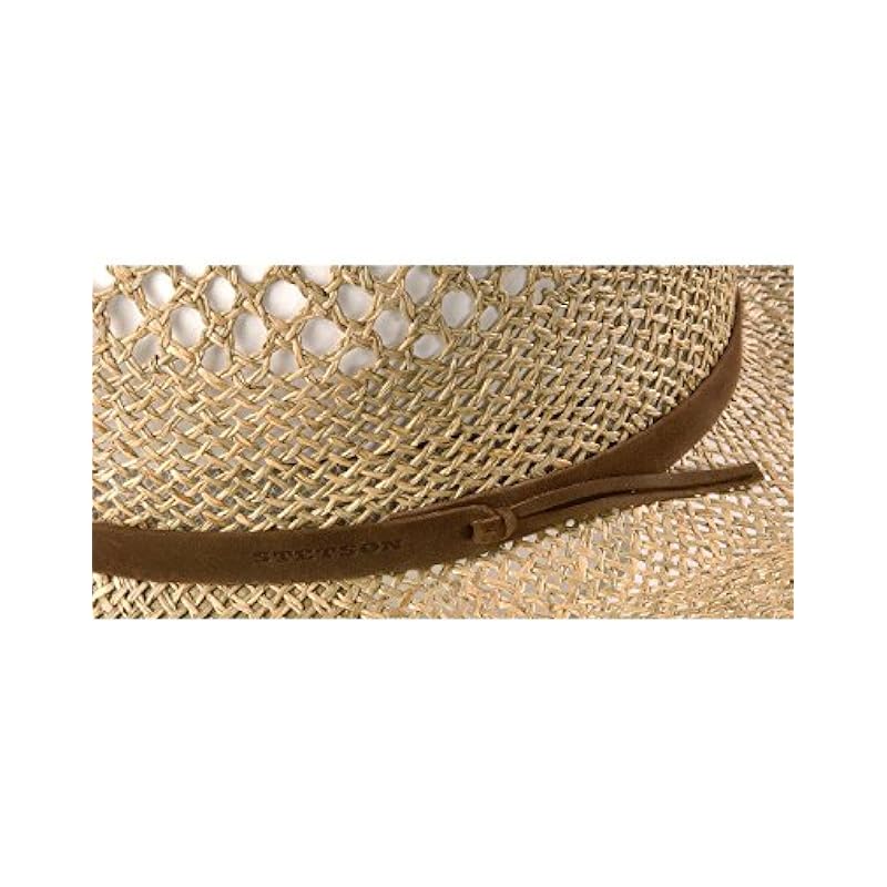Stetson Men's Dove Mountain Uv Protection Seagrass Straw Hat Natural S/M Stetson ‎mens Hats & Caps
