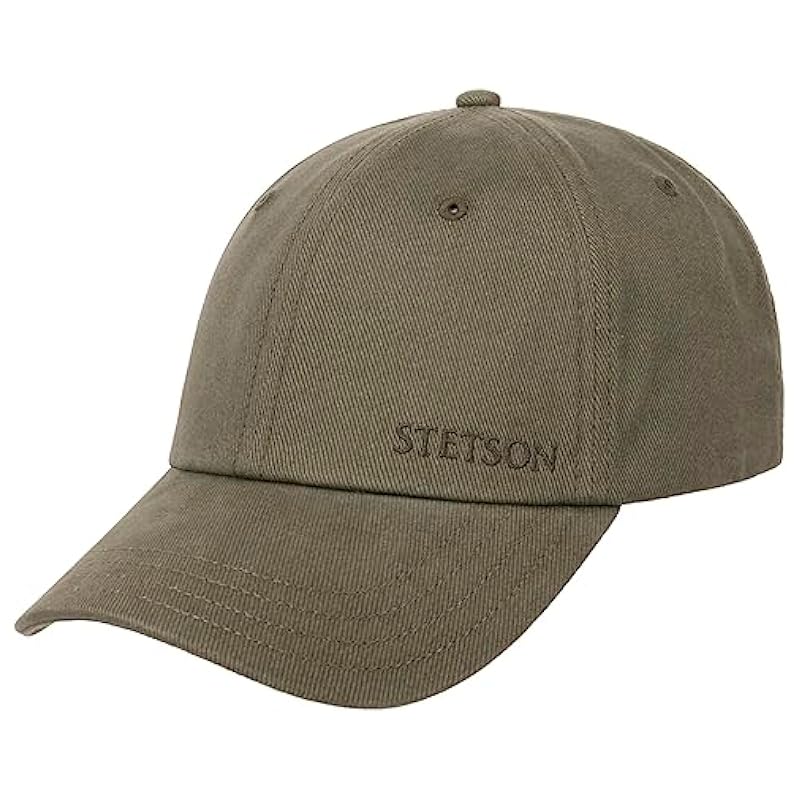 ‎womens Hats & Caps Stetson Stetson Brushed Twill Cap Women/Men - Olive