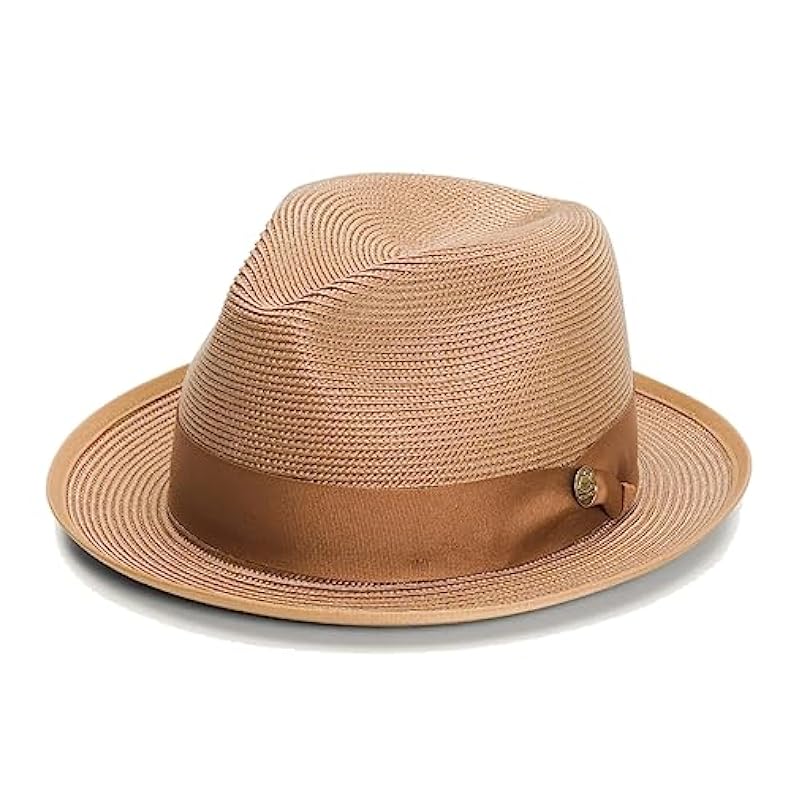 Stetson Hats & Caps Stetson Latte Milan Fedora Cognac Hat (TSLATTB152001) Cognac