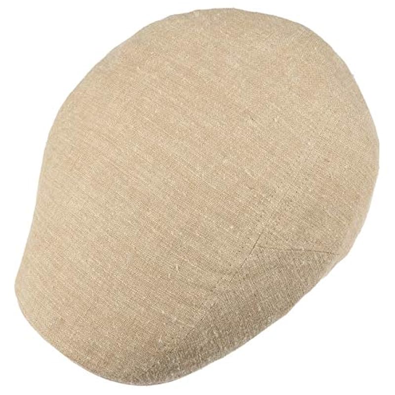Stetson Stetson Kirrin Flat Cap Men - Made in The EU Beige ‎mens Hats & Caps