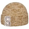 Stetson Sustainable Wool Beanie with Cuff Women/Men - Made in Italy Beige Stetson ‎womens Hats & Caps