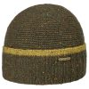 Stetson Hats & Caps ‎mens Stetson Donegal Wool Beanie with Cuff Men - Made in Italy Olive