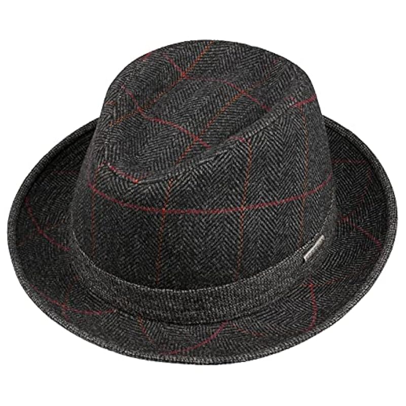 Stetson Pearsall Player Wool Hat Men Grey 7 5/8 ‎mens Hats & Caps Stetson