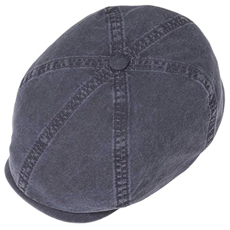 ‎mens Hats & Caps Stetson Stetson Delave Organic Cotton Flat Cap Men - 7 1/2-7 5/8