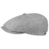 Stetson Stetson Hatteras Ellington Flat Cap Women/Men - Made in The EU Grey-mottled ‎mens Hats & Caps