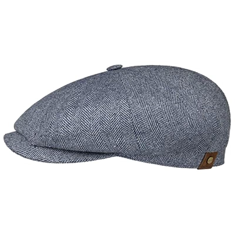 Stetson Stetson Hatteras Frame Silk Cap Women/Men - Made in The EU Blue ‎mens Hats & Caps