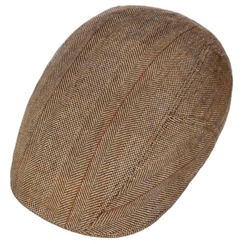 Stetson Stetson Light Silk Ivy Cap Men - Made in The EU Brown ‎mens Hats & Caps
