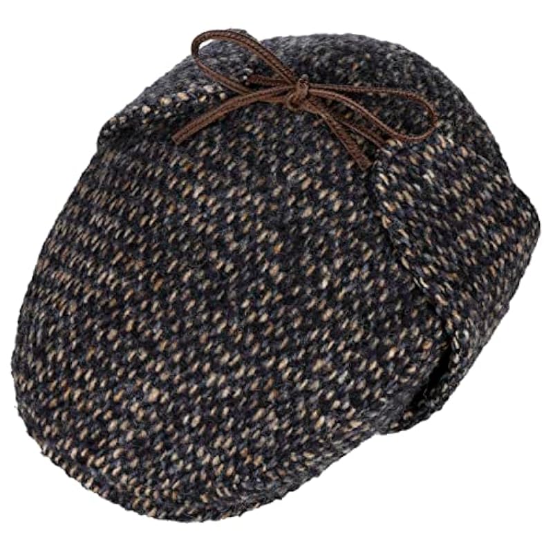 Stetson Tuckmill Flat Cap with Ear Flaps Men - Made in The EU Blue ‎mens Hats & Caps Stetson