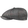 Stetson Hatteras Pascoli Flat Cap Men - Made in The EU Anthracite Stetson ‎mens Hats & Caps