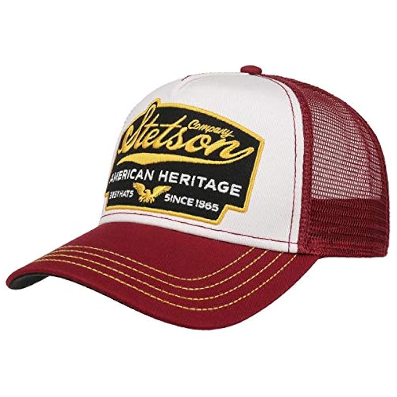 ‎mens Hats & Caps Stetson Stetson American Heritage Trucker Cap Women/Men | Bordeaux