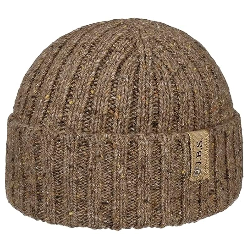 Stetson Stetson Hantsport Donegal Wool Beanie Men - Made in Italy Brown ‎mens Hats & Caps