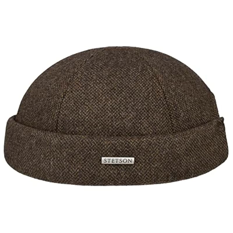‎mens Hats & Caps Stetson Stetson Wool Mix Docker Hat Men - Brown