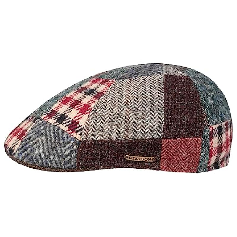 Stetson Texas Patchwork Mix Flat Cap Men - Made in The EU Mixed Colo ‎mens Hats & Caps Stetson