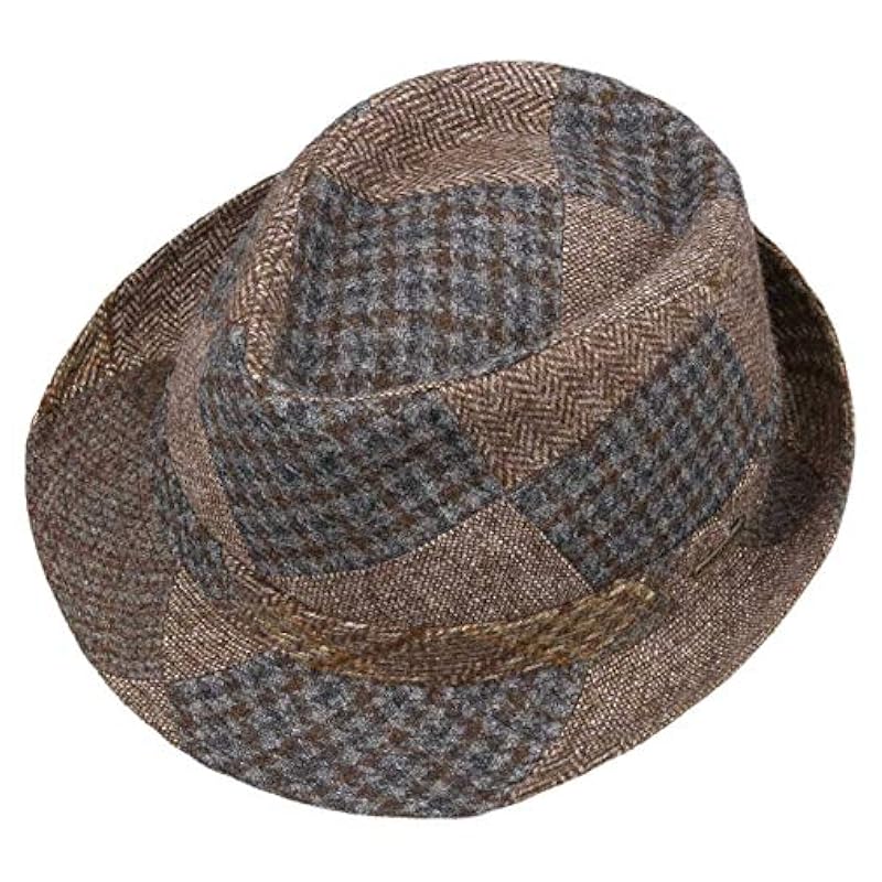 Stetson Teton Patchwork Wool Hat Men Brown 6 7/8 Stetson ‎mens Hats & Caps