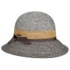 Stetson Stetson Contrast Brim Toyo Women´s Hat Women - Grey-mottled ‎womens Hats & Caps