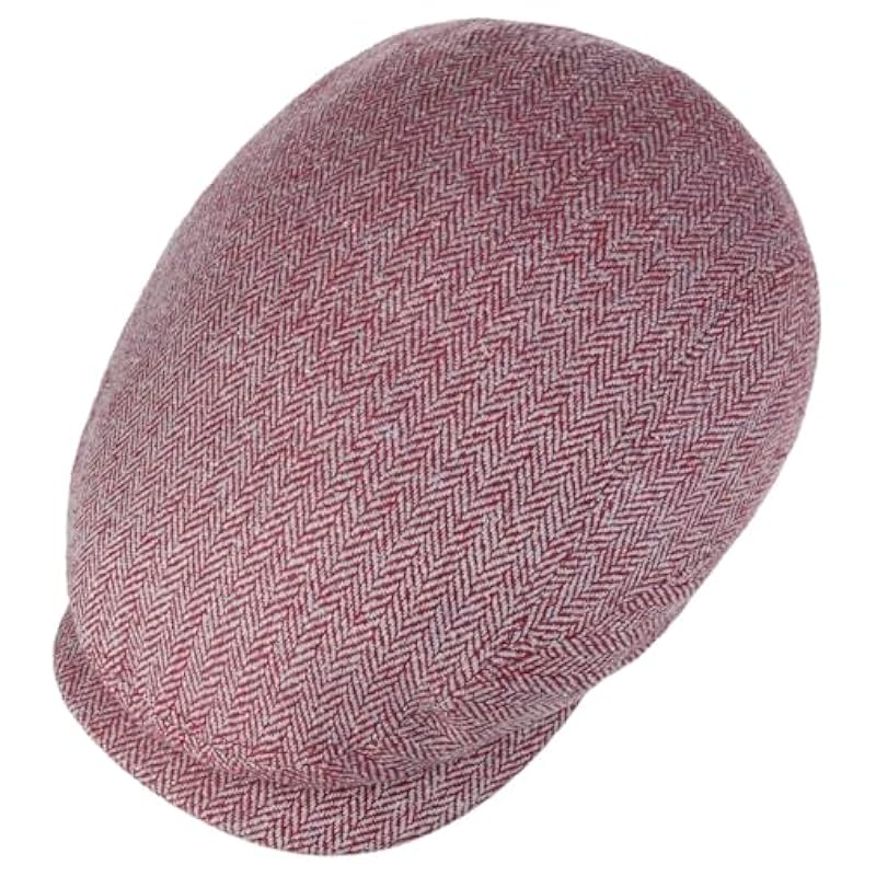‎mens Hats & Caps Stetson Stetson Belfast Silk Flat Cap Women/Men | Made in The EU Dark Red