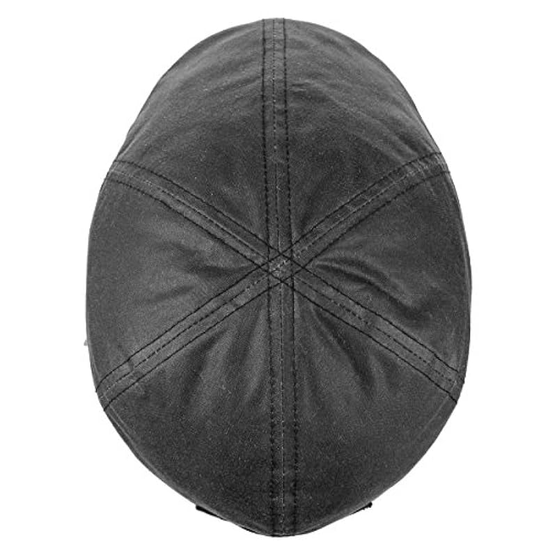 Hats & Caps Stetson Stetson Texas Waxed Cotton Gatsby Cap Women/Men Black 7 1/2-7 5/8