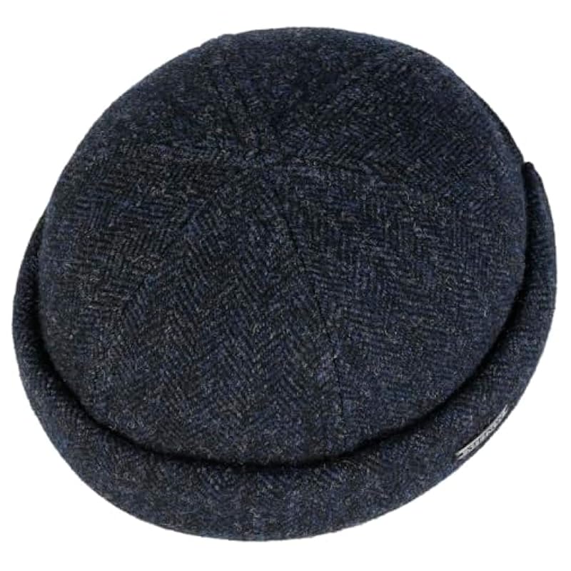 Stetson Stetson Lavoy Herringbone Wool Docker Hat Men - Made in The EU Navy ‎mens Hats & Caps