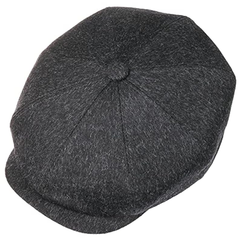 Stetson Stetson Hatteras Loden Earflaps Cap Men - Made in Germany Anthracite ‎mens Hats & Caps