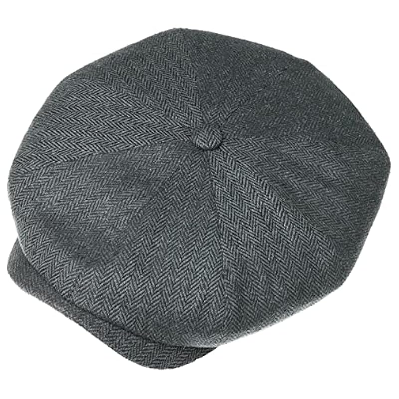 ‎mens Hats & Caps Stetson Stetson Hatteras Frame Silk Cap Women/Men - Made in The EU Black-grey