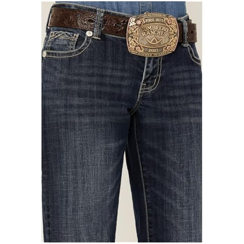 ‎womens Jeans Stetson Stetson Women's 214 Trouser Flare Jeans Blue 8 REG