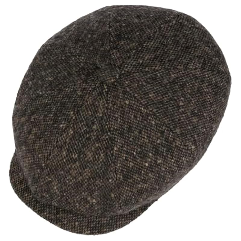 Stetson Hats & Caps ‎mens Stetson Hatteras Donegal Tweed Cap Women/Men - Anthracite