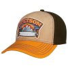 Stetson Stetson Hacksaw Trucker Cap Women/Men - Beige ‎unisex-ch Hats & Caps