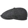 Stetson Hatteras Brayton Flat Cap Men - Made in Germany Grey-blue ‎mens Hats & Caps Stetson