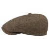 Stetson Stetson Standsfield 6 Panel Flat Cap Men - Beige ‎mens Hats & Caps