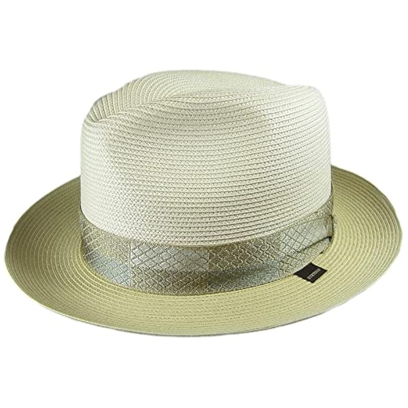 Stetson Stetson Men's Andover Florenine Milan Straw Hat Beige Sand ‎mens Hats & Caps