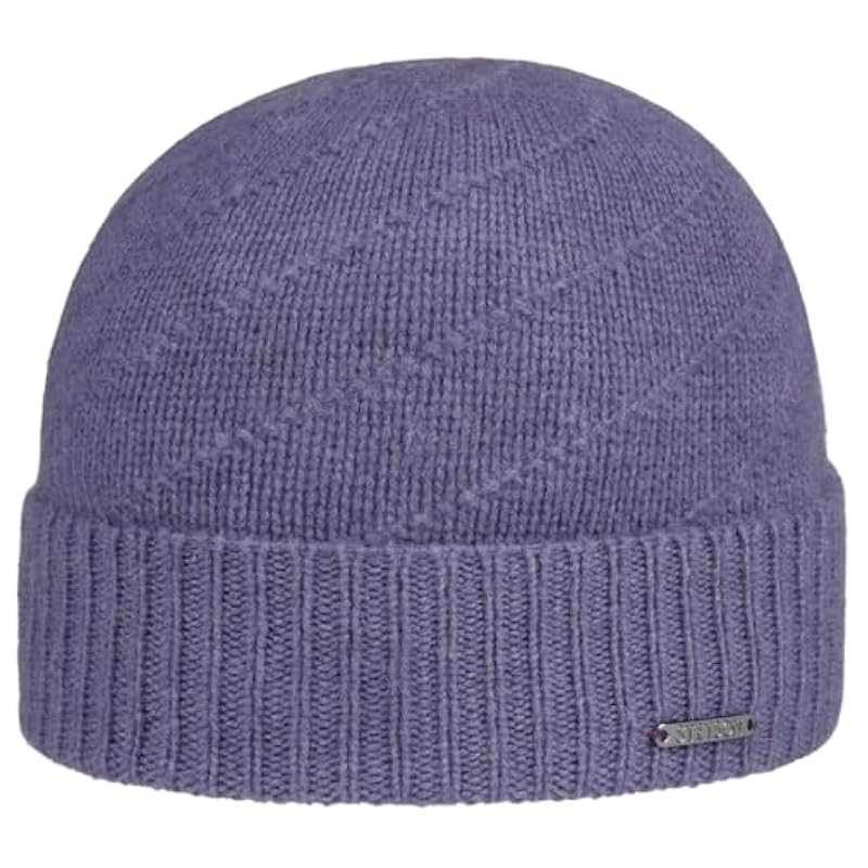 ‎womens Hats & Caps Stetson Stetson Mayville Cashmere Beanie Hat Women/Men - Purple