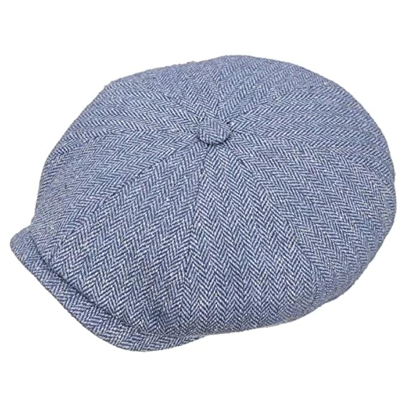 Stetson Stetson Hatteras Frame Silk Cap Women/Men - Made in The EU Blue ‎mens Hats & Caps