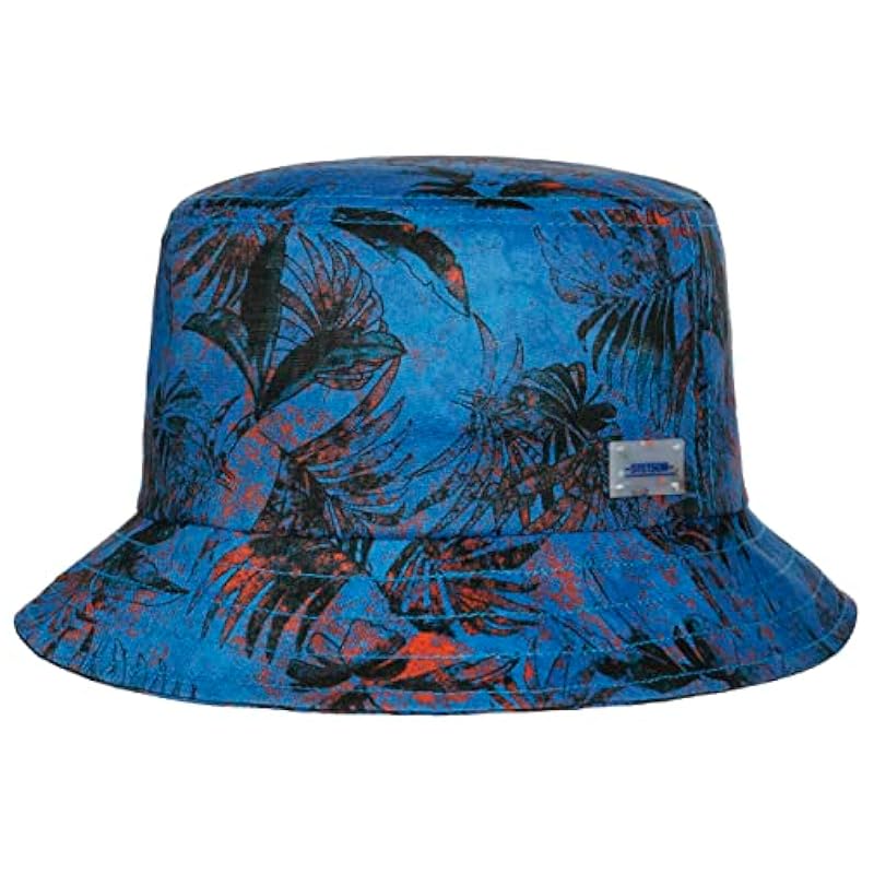 ‎womens Hats & Caps Stetson Stetson Vilco Bucket Linen Hat Women/Men - Made in The EU Blue