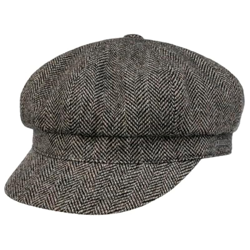‎mens Hats & Caps Stetson Stetson 8-Panel Wool Newsboy Cap Women/Men - Brown