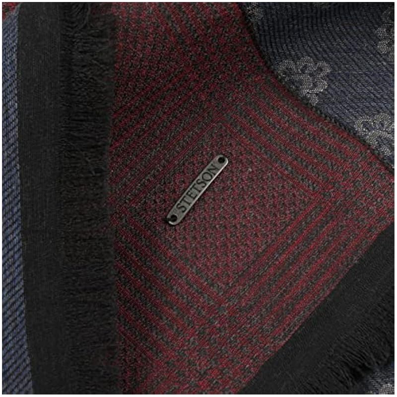 Stetson Two Sides Cotton Scarf Women - Made in Italy Red Stetson ‎womens Scarves & Wraps