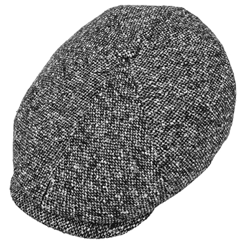 Stetson Stetson Brooklin Donegal Flat Cap Men - Black-white ‎mens Hats & Caps