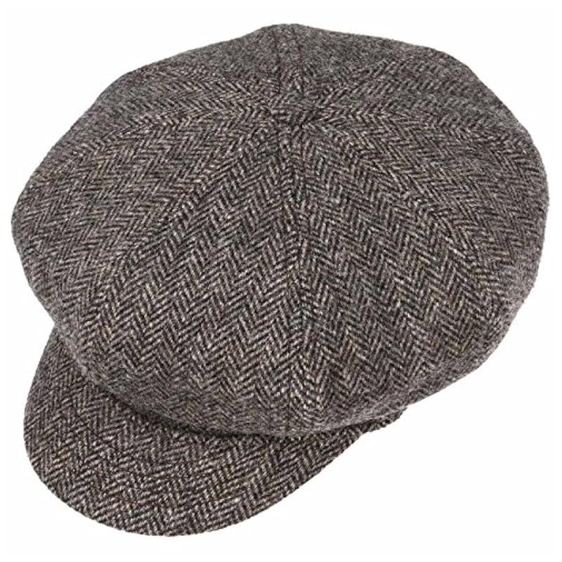 Stetson 8-Panel Wool Newsboy Cap Women/Men - Brown ‎mens Hats & Caps Stetson